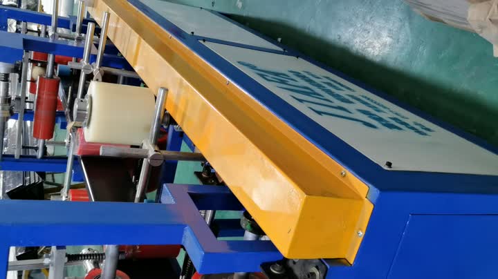 machine de stratification de film en aluminium