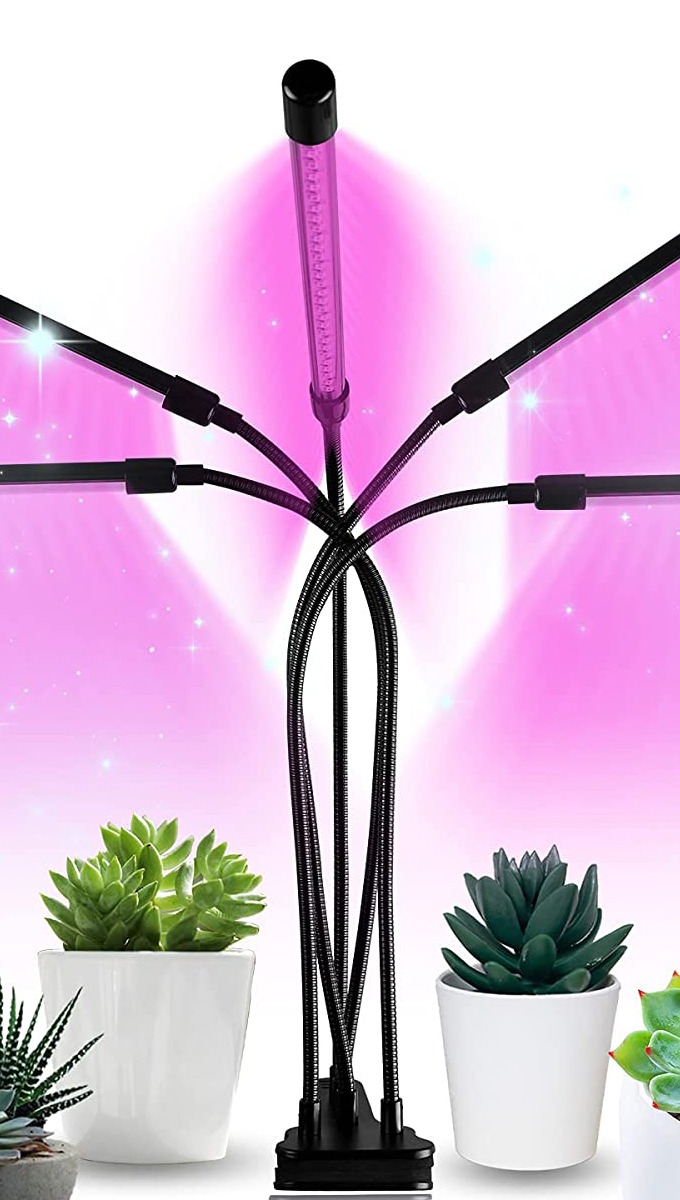 100 Dimmable Brightness 3 Switch ModeS Adjustable Gooseneck Plant Light with Full Spectrum led aquarium plant lighting1