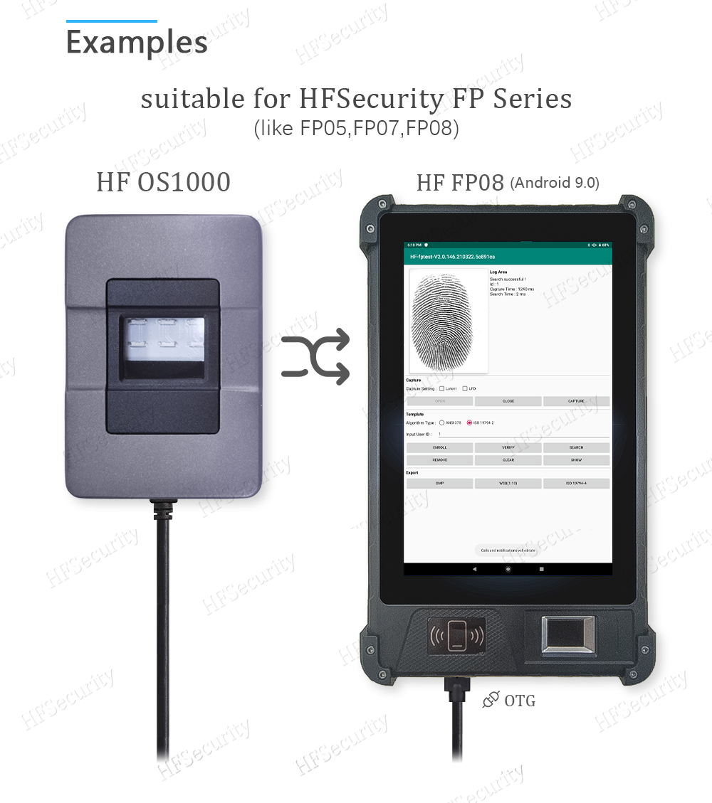 HFSecurity FAP20 Optical Fingerprint Scanner