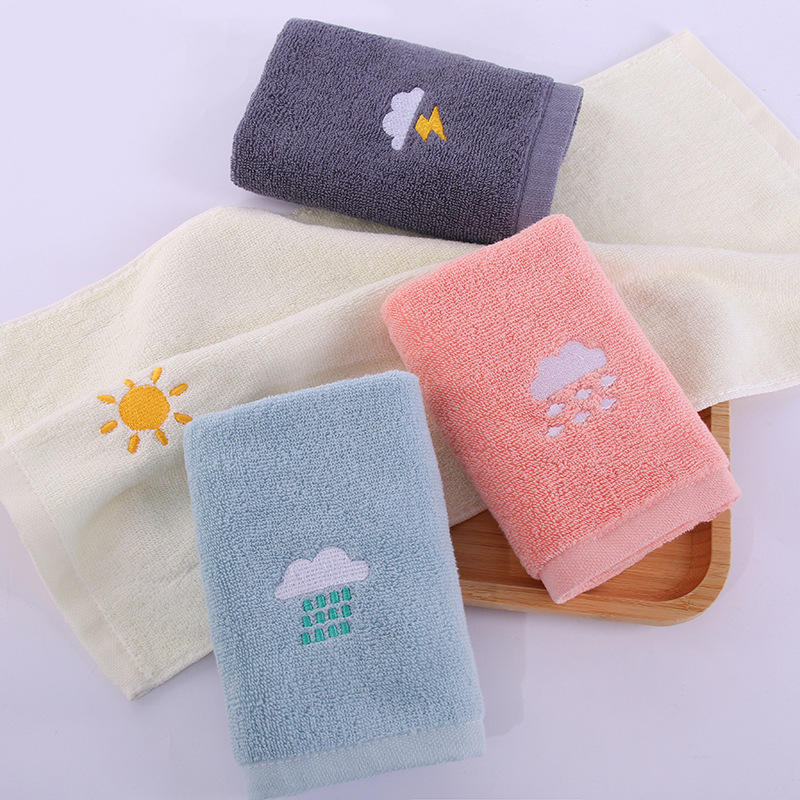 100 Cotton Fabric Baby Washcloth Face Towel