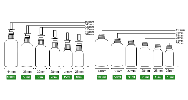 Fine Mist Nasal Spray Bottle