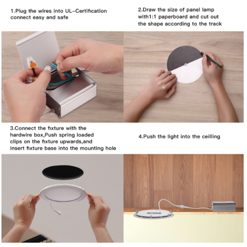 Il futuro luminoso dell'illuminazione interna: downlights a LED Slim da 4 pollici