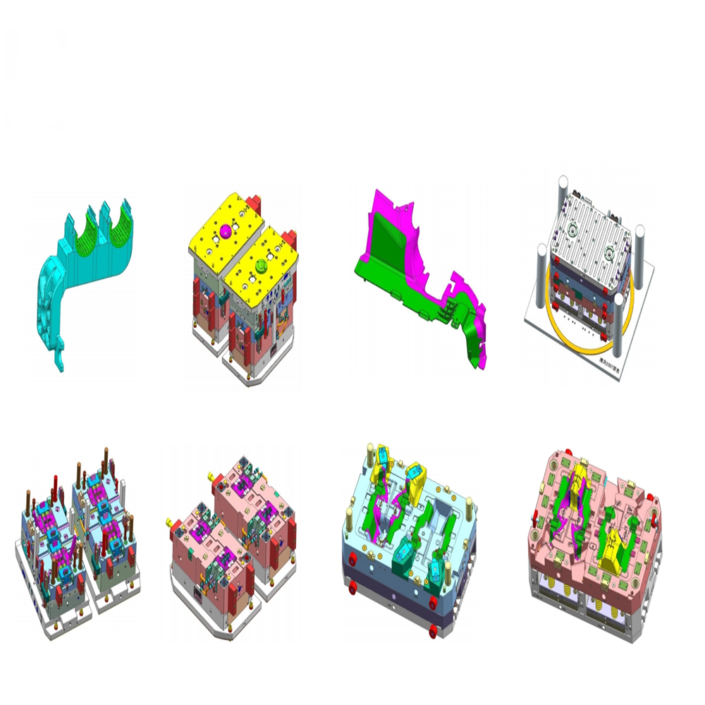 Muestra de moldeo por inyección que posa moho