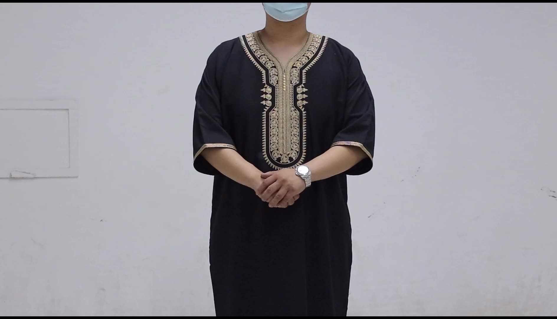 Abaya Muslim Liturgy Khadi Ithobes Mens Dubai Muslim Thobe Thobe Clothing1