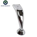 Multi-Sized 120mm Metal Furniture Table Feet: Chrome-Plated Cabinet Legs, Bull-Shaped Hardware Accessories, and Sofa Legs1