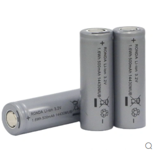 IFR14430-500mAh 3.2V cylindrical lithium iron phosphate battery: the power source of future electric technology