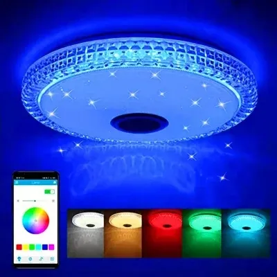 Smart RGB LED Teto Light com controle de voz Bluetooth1