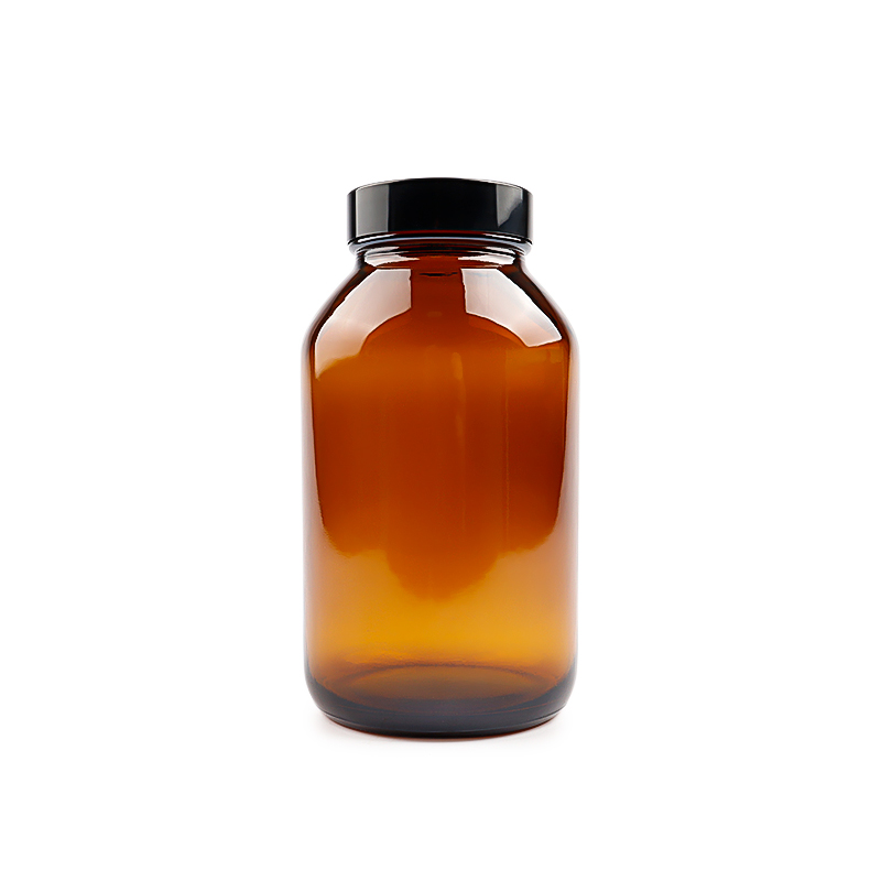 Amber Medicine Bottle 5
