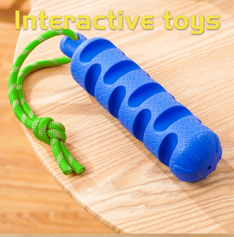 Soft Rubber Bend Stick Pet Rope Dogs Toys