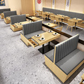 UPTOP Commercial Double-Side Restaurant Set Booth Seating Fast Food Sofa1