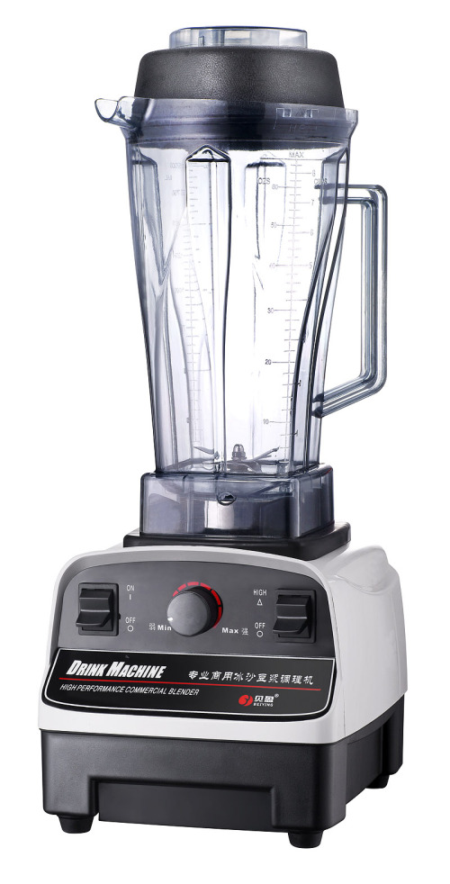 Zwarte 68-oz roestvrijstalen blender 3-in-1 Gebruik voor shakes, smoothies, crush-ijs en bevroren drankjes
