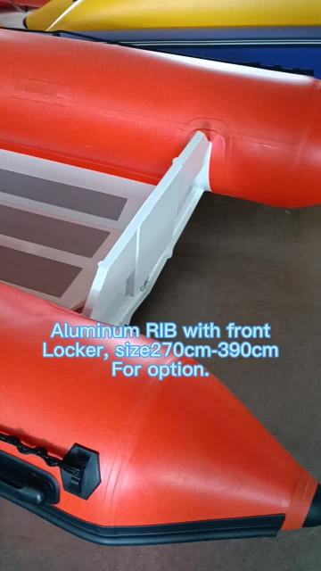 Rib Aluminum Dinghy Boat Hypalon Material Rowing Boat