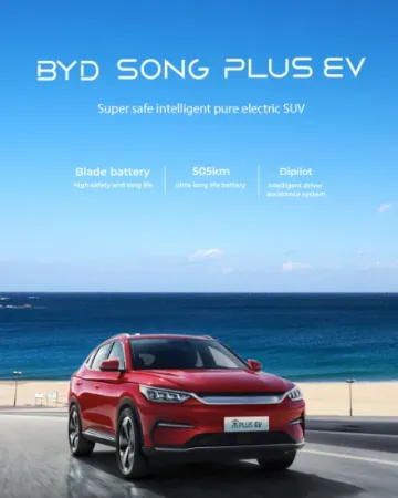 Byd Song Plus EV 505km Flagship Version New Energy Electric Vehicle 4 Wheels Fast Charging Long Battery Life Used Car1