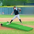 Portable Softball Pitcher Mound with Wheels - Baseball Pitching Trainer Mat1