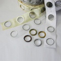 Custom Size Curtain Eyelet Tape with Rings in Various Colors1