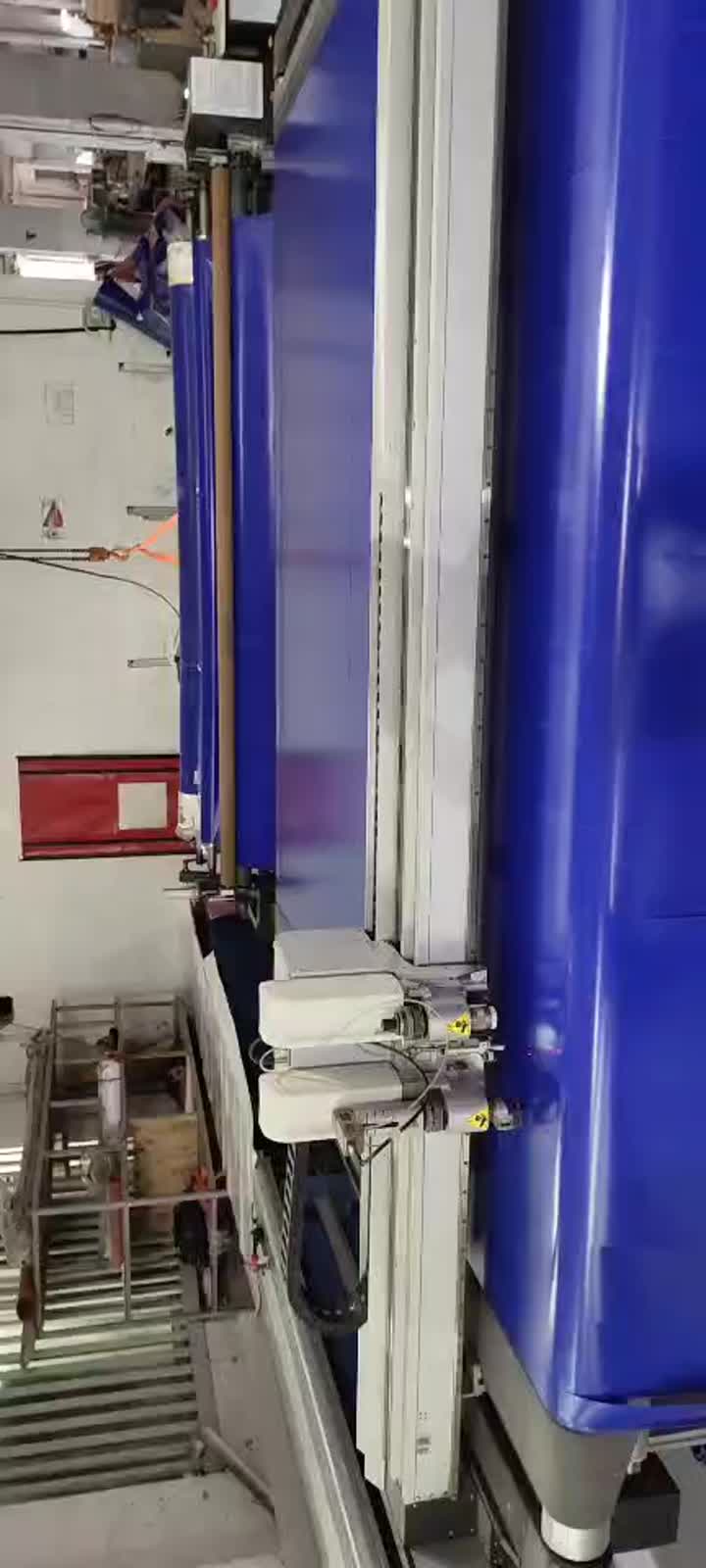 PVC high speed door curtain cutting machine