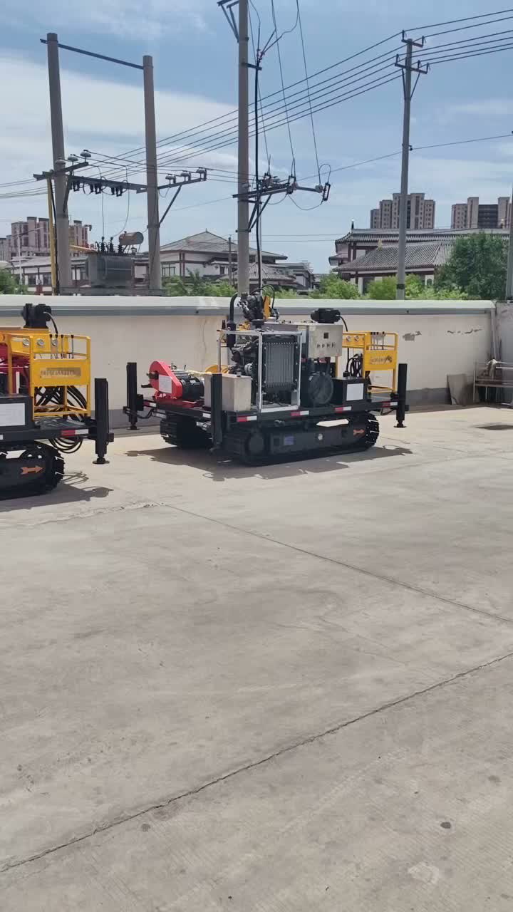 600b Piatta di perforazione del nucleo completamente idraulico con telaio crawler in acciaio e sistema idraulico