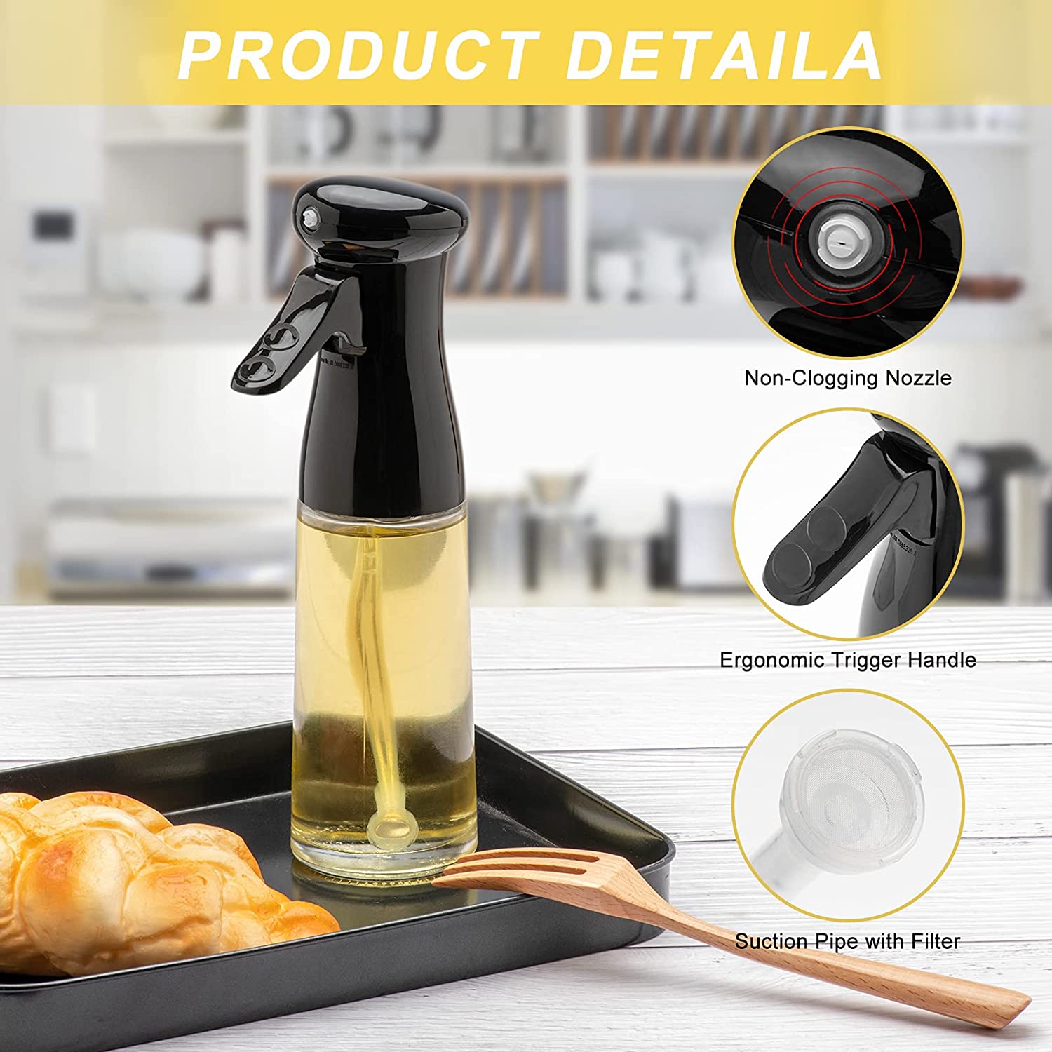 Olive Oil Sprayer Bottle For Cooking