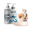Cat and Dog Fish Oil Supplement with Vitamin E Salmon Oil for Improved Pet Wellbeing1