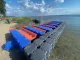 HDPE Cube ماء دوران القالب Jetski Dock كتل