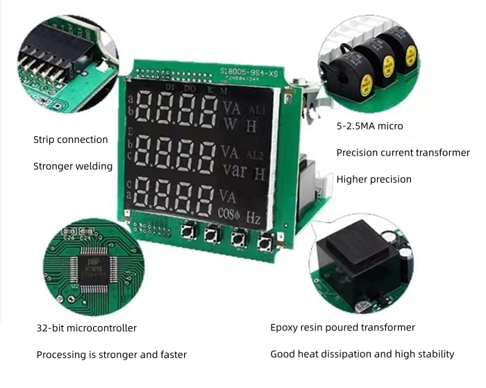 High-precision Digital Three-phase Voltmeter