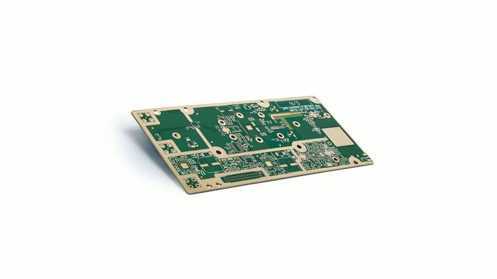PCB híbrido de alta frecuencia 4