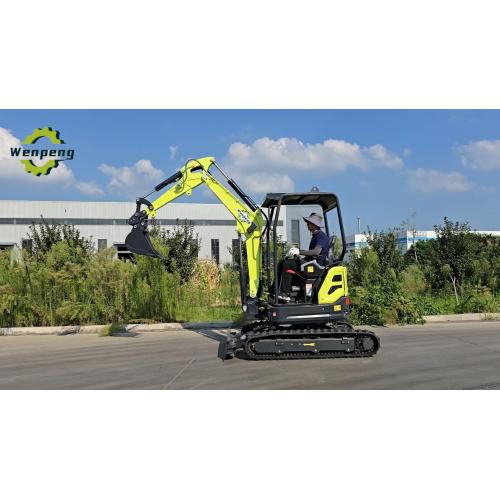 2.5 ton mini excavator meeting CE Euro 5 and EPA 4