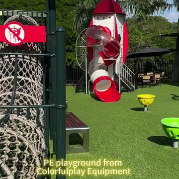 Cross-border children's seesaw outdoor play equipment sports path double-column children's double seesaw