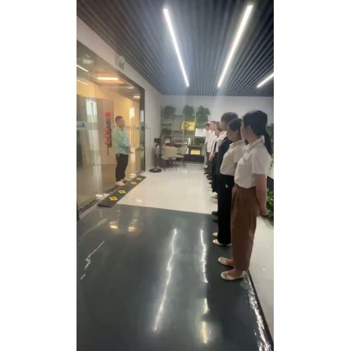 Connector Company's incentive morning meeting