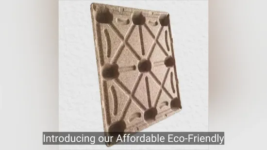 Affordable Eco-Friendly 4-Way Compressed Wood Pallet for Global Shipping1