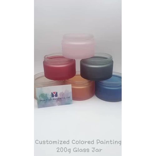 200g bo'sh stakan jor kosmetik paket
