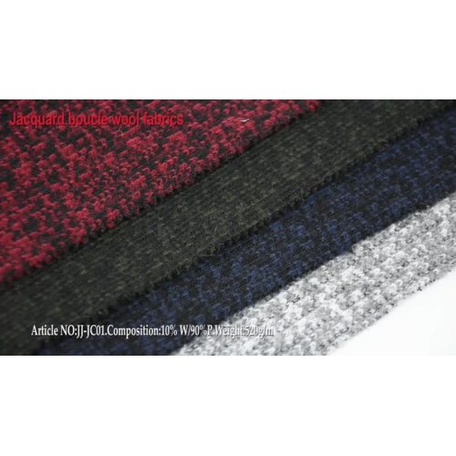 Jj-jc01 Жаккардовая шерстяная ткань