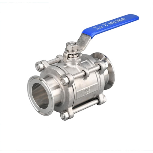 3PC SANITARY CLAMP BALL VALVE