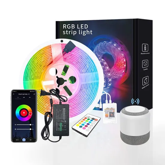 Luzes de tira LED de neon RGB inteligentes com controle wifi1