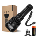 2025 Digital Power Display LED Torch - Telescopic Zoom Aluminum Alloy Tactical Flashlight1
