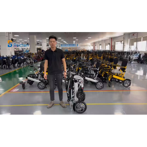 Kerusi roda elektrik dilipat dan kerusi roda ringan Portable Produk penjagaan tua Rolstoel Fauteuil Roulant1