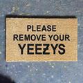 Outdoor Natural Handcrafted Humorous Coir Fiber Coconut Doormats1