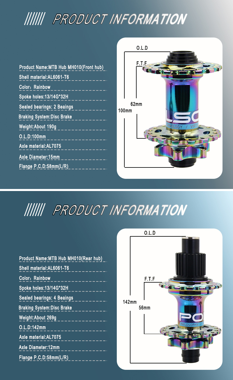 mtb hub 100*15