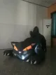 Animowany nadmuchiwany czarny kot na Halloween do dekoracji