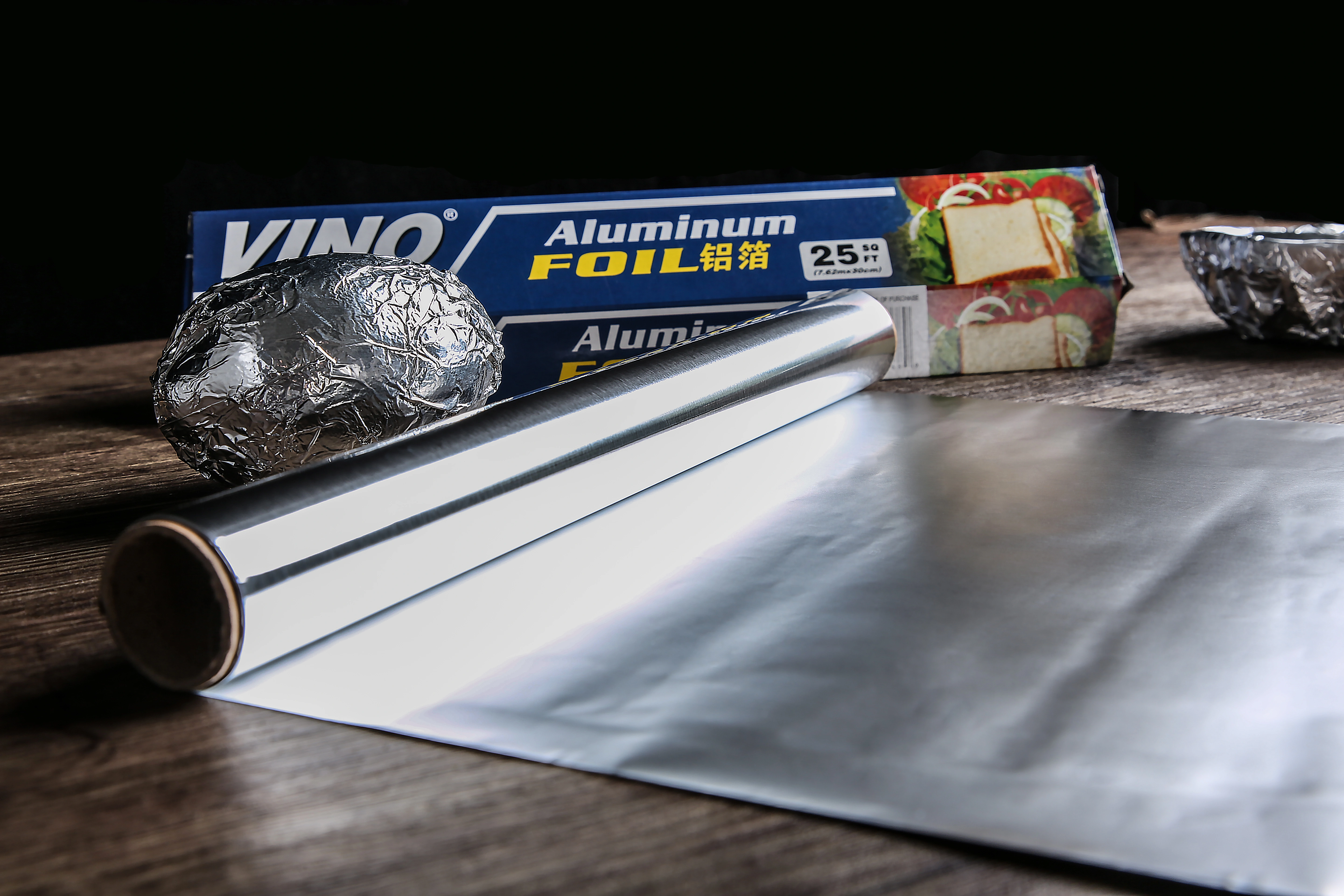Papier aluminium 200 m x 30 cm - Alu pour Contact Alimentaire