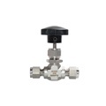 OD 3/8 High Pressure Stainless Steel 5000 psi Double Ferrule Needle Valve1