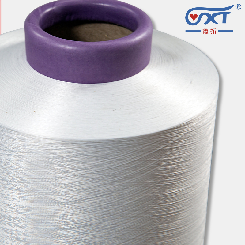 100% polyester yarn 36 Filament raw white 75/36 polyester yarn dyed dty ribbon yarn for tablecloth