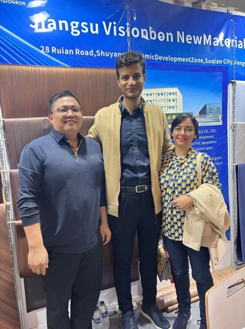 „Jiangsu Visionbon New Material Co., Ltd“. Šviečia Turkijos parodoje