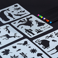 Customizable Mylar Material Stencils: Eco-Friendly and Laser-Cut Designs1