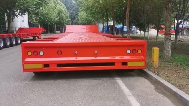 20-1200 toneladas semitrailer profissional de cama baixa