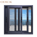 Tingkap Aluminium Odick Dibuat di China Tenaga Penjimatan Gelas Double Glass Aluminium Sliding Window dengan AS2047 NFRC Dade Diluluskan1