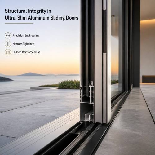 Guía de integridad estructural en puertas corredizas de aluminio ultradelgadas