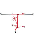 Ceiling Plasterboard Hoist: 3.5m to 4.8m Drywall Panel Lifter with Casters1