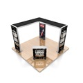10'x10' Portable and Easy Assemble LED Backlit Exhibition Display: Custom Printing Fabric Light Box for Trade Show Booths1