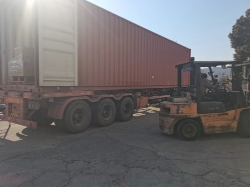 Last container shipment before Chinese new year holiday